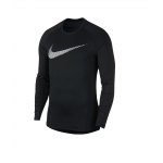 Nike Pro Graphic Longsleeve Shirt Schwarz F010
