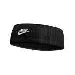 Nike Damen Headband Waffle Schwarz Weiss F010