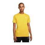 Nike Club T-Shirt Tall Gelb Weiss F709