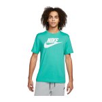Nike Icon Futura T-Shirt Tall Grau Weiss F017