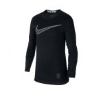 Nike Pro Longsleeve Shirt Kids Schwarz F010