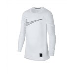 Nike Pro Longsleeve Shirt Kids Schwarz F010