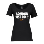 Nike JDI London T-Shirt Damen Schwarz F010