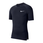 Nike Pro Trainingsshirt kurzarm Schwarz F010