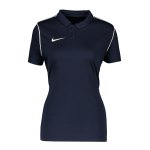 Nike Park 20 Poloshirt Damen Schwarz Weiss F010