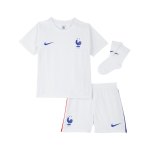Nike Frankreich Baby Kit Away EM 2021 Weiss F100