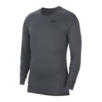 Nike Pro Warm Sweatshirt Weiss Schwarz F100