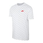 Nike Sportswear Mini Swoosh T-Shirt Weiss F102