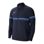Nike Academy 21 Woven Trainingsjacke Blau F453