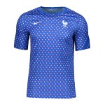 Nike Frankreich Prematch Shirt Frauen EM 2022 Blau F439