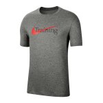 Nike Dri-FIT Swoosh T-Shirt Grau F063