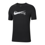 Nike Swoosh Training T-Shirt Schwarz F010
