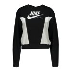 Nike Heritage Crew Sweatshirt Damen Schwarz F010