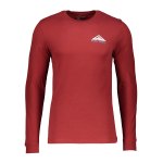 Nike Trail Sweatshirt Running Schwarz F010