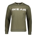 Nike Air Fleece Sweatshirt Weiss Grau F100
