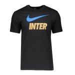 Nike Inter Mailand T-Shirt Schwarz F010