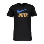 Nike Inter Mailand T-Shirt Kids Schwarz F010