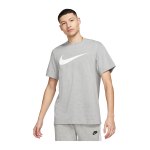Nike Swoosh T-Shirt Blau Weiss F548