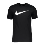 Nike Swoosh T-Shirt Blau Weiss F548
