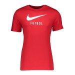 Nike Soccer T-Shirt Weiss F101