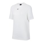 Nike Essential T-Shirt Damen Schwarz Weiss F010
