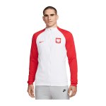 Nike Polen Trainingsjacke Weiss Rot F100