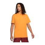 Jordan Jumpman 3D T-Shirt Orange Rot F738