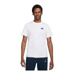 Jordan Flight Graphic T-Shirt Weiss Blau F100
