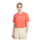 Nike Cropped T-Shirt Damen Rot F814
