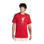 Nike FC Liverpool Crest T-Shirt Weiss F101