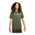 Nike Repeat T-Shirt Grün Weiss F335