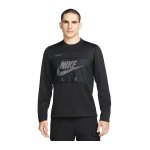 Nike Air Polyknit Crew Sweatshirt Schwarz F010