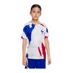 Nike Frankreich Prematch Shirt WM 2022 Kids Weiss F100