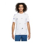 Nike All Over Print T-Shirt Blau F548