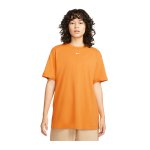 Nike Essential T-Shirt Damen Orange Weiss F738