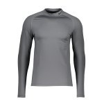 Nike Pro Warm Mock Sweatshirt Schwarz Weiss F010