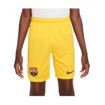 Nike FC Barcelona Short 4th 2022/2023 Kids Gelb F728