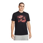 Nike FC Liverpool T-Shirt Schwarz F010
