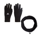 adidas 2er Winter Set Handschuh + Neckwarmer Schwarz