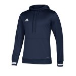 adidas Team 19 Kapuzensweatshirt Blau Weiss