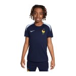 Nike Frankreich Trainingsshirt EM 2024 Kids Blau F498