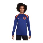 Nike Niederlande Drill Top EM2024 Kids Blau F455