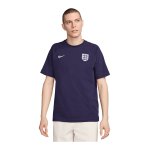 Nike England Travel T-Shirt EM 2024 Lila F555