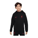 Nike FC Liverpool Tech Fleece Kapuzenjacke Kids Schwarz F010