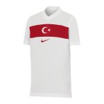 Nike Türkei Fan Trikot Home EM 2024 Kids Weiss