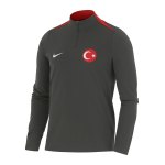 Nike Türkei Academy Pro Trainingsshirt EM 2024 Grau Weiss F060