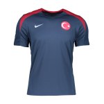 Nike Türkei Strike T-Shirt EM 2024 Grau Weiss F060