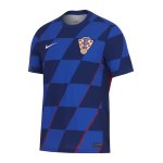 Nike Kroatien Trikot Away EM 2024 Blau Weiss F405