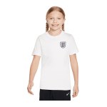 Nike England Crest T-Shirt EM 2024 Kids Weiss F100