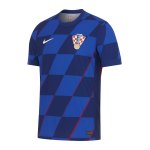 Nike Kroatien Authentic Trikot Away EM 2024 Blau Weiss F405